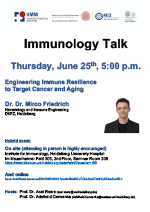 Thumbnail Veranstaltung Immunology Talks mit Mirco Friedrich