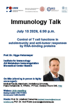 Thumbnail Veranstaltung Immunology Talks mit Viggo Heissmeyer