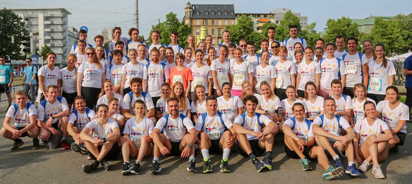 Diese UMM-Läufer haben es rechtzeitig zum Foto geschafft. 