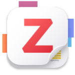 Zotero Logo: großes rotes Z auf weißem Hintergrund