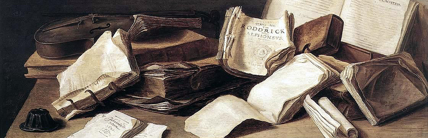Stillleben mit Büchern